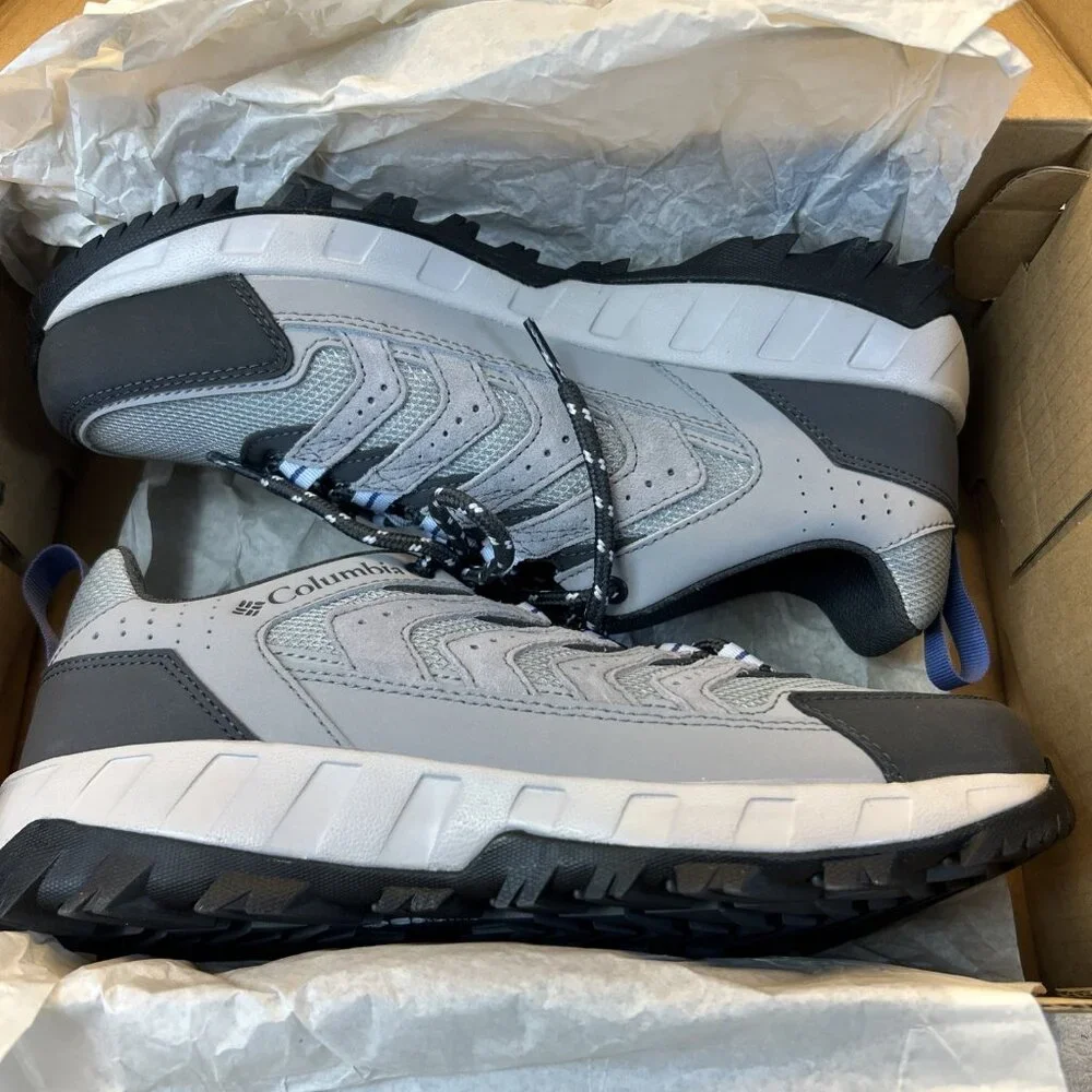Columbia Strata Trail Low Hiking Shoe Women Size 10 Light Gray/Dark Gray New - Picture 10 of 11